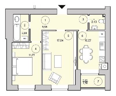 Двухкомнатные в ЖК Cherry Town