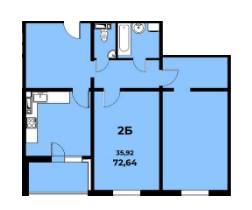 Двокімнатні в ЖК Navigator