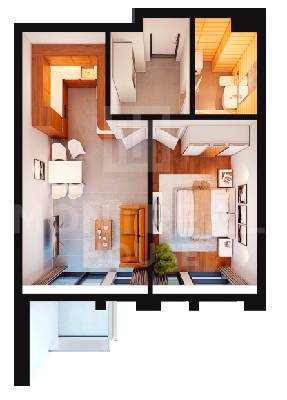 Однокімнатні в ЖК Montreal House