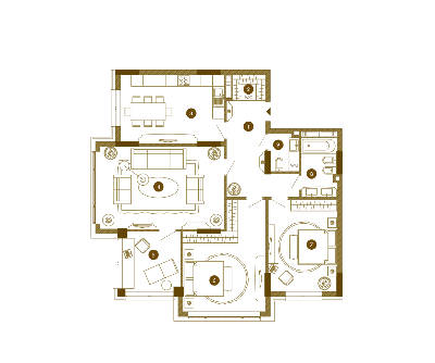 Четырехкомнатные в ЖК Obolon Residences