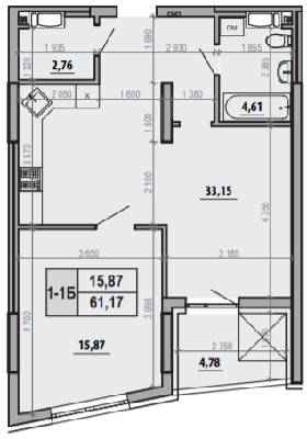 Однокомнатные в ЖК Русановская Гавань