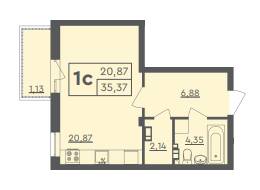 Студии в ЖК Scandia