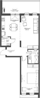 Двухкомнатные в ЖК Happy House