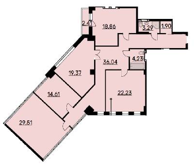 Четырехкомнатные в ЖК Bauhaus