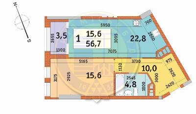 Однокімнатні в ЖК Manhattan City