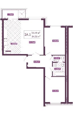 Двокімнатні в ЖК Голосіївський