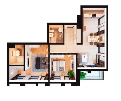 Трикімнатні в ЖК Montreal House