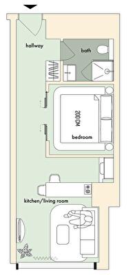 Однокімнатні в ЖК The Resort