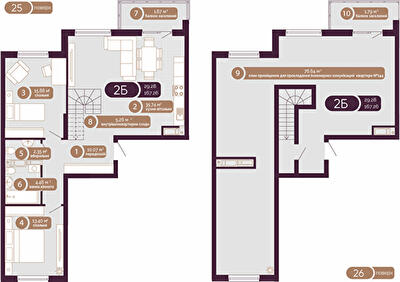 Дворівневі в ЖК Голосіївський